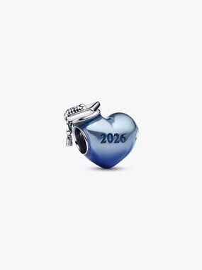 Pandora Graduation 2026 Blue Heart Charm